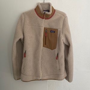 NWT W’s Patagonia Retro-X Jacket natural/nest brown Size Large